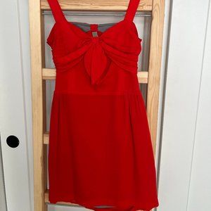 Mara Hoffman Coral Silk Mini Dress (Size 4)